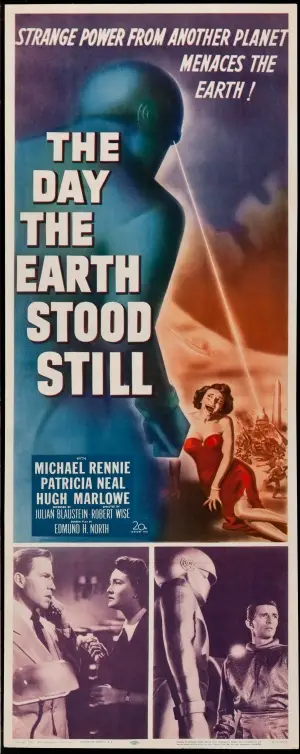 The Day the Earth Stood Still (1951) Women's Colored  Long Sleeve T-Shirt - idPoster.com