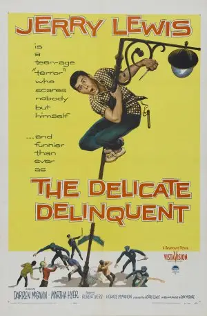 The Delicate Delinquent (1957) White Tank-Top - idPoster.com