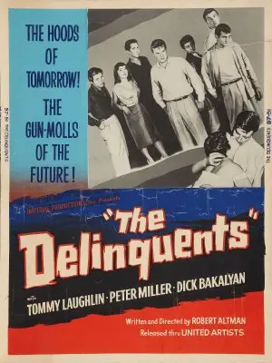 The Delinquents (1957) Men's Colored Hoodie - idPoster.com
