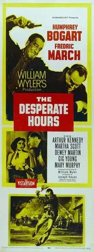The Desperate Hours (1955) Women's Colored  Long Sleeve T-Shirt - idPoster.com