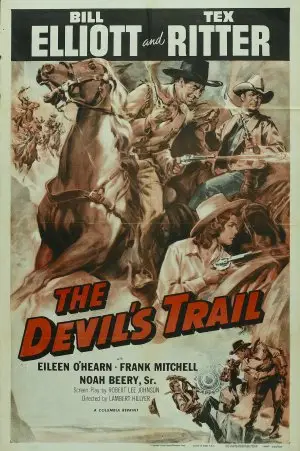 The Devil's Trail (1942) White T-Shirt - idPoster.com