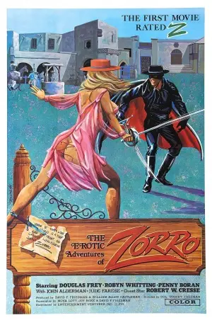 The Erotic Adventures of Zorro (1972) White T-Shirt - idPoster.com