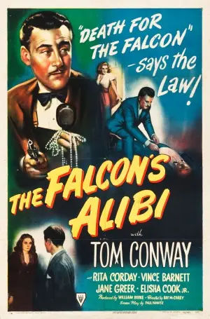 The Falcons Alibi (1946) White T-Shirt - idPoster.com