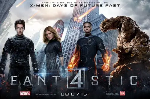 The Fantastic Four (2015) White T-Shirt - idPoster.com