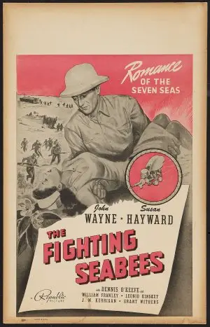 The Fighting Seabees (1944) White T-Shirt - idPoster.com