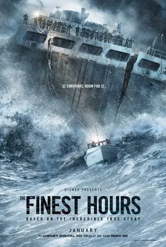 The Finest Hours (2016) Men's Colored T-Shirt - idPoster.com