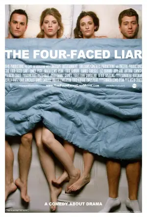 The Four-Faced Liar (2010) White T-Shirt - idPoster.com