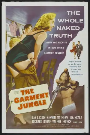 The Garment Jungle (1957) Men's Colored  Long Sleeve T-Shirt - idPoster.com