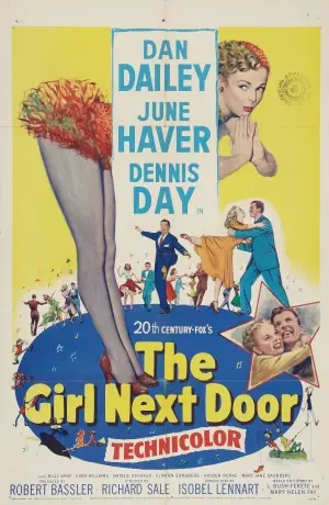The Girl Next Door (1953) White T-Shirt - idPoster.com