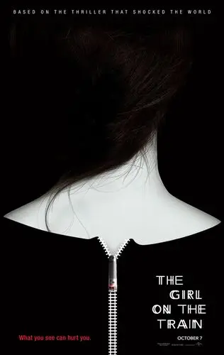 The Girl on the Train (2016) White Tank-Top - idPoster.com