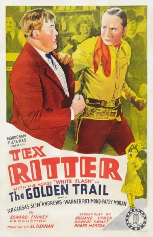 The Golden Trail (1940) White T-Shirt - idPoster.com
