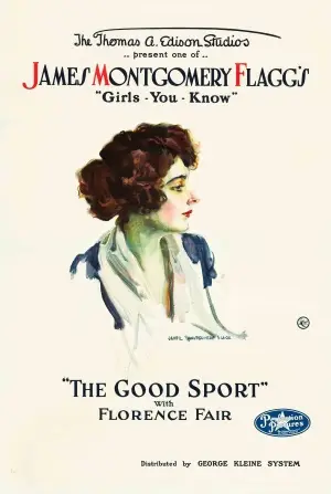 The Good Sport (1918) Men's Colored T-Shirt - idPoster.com