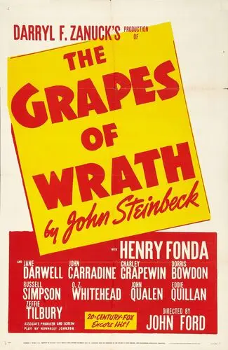The Grapes of Wrath (1940) White T-Shirt - idPoster.com