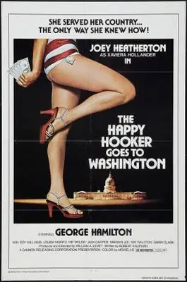 The Happy Hooker Goes to Washington (1977) White T-Shirt - idPoster.com