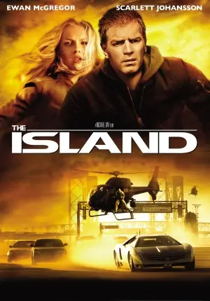 The Island (2005) Men's Colored  Long Sleeve T-Shirt - idPoster.com