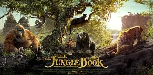The Jungle Book (2016) White T-Shirt - idPoster.com