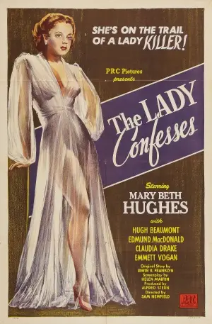 The Lady Confesses (1945) White T-Shirt - idPoster.com