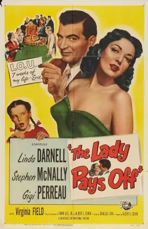 The Lady Pays Off (1951) White T-Shirt - idPoster.com