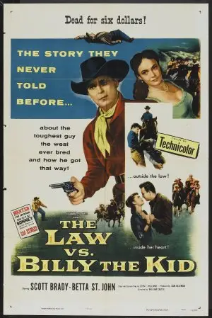 The Law vs. Billy the Kid (1954) Men's Colored T-Shirt - idPoster.com