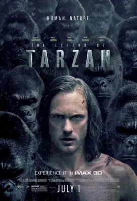 The Legend of Tarzan (2016) Women's Colored  Long Sleeve T-Shirt - idPoster.com