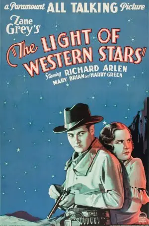 The Light of Western Stars (1930) White T-Shirt - idPoster.com