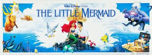 The Little Mermaid (1989) White T-Shirt - idPoster.com