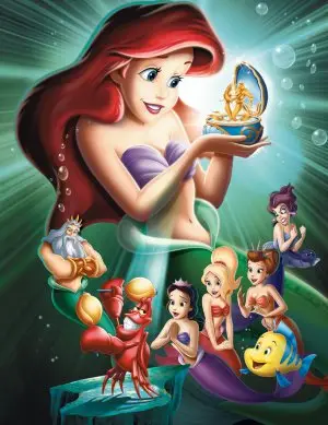 The Little Mermaid: Ariels Beginning (2008) White T-Shirt - idPoster.com