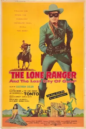 The Lone Ranger and the Lost City of Gold (1958) Women's Colored  Long Sleeve T-Shirt - idPoster.com