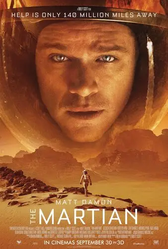 The Martian (2015) Men's Colored Hoodie - idPoster.com