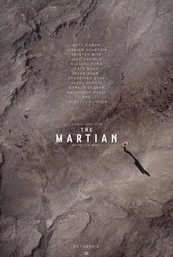 The Martian (2015) Men's Colored  Long Sleeve T-Shirt - idPoster.com