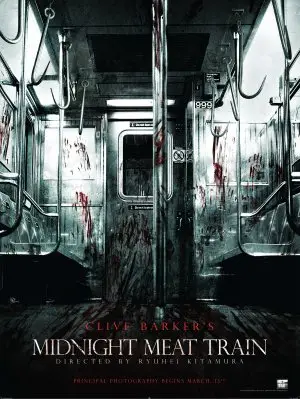 The Midnight Meat Train (2008) White T-Shirt - idPoster.com