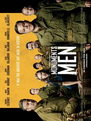 The Monuments Men (2014) Women's Colored  Long Sleeve T-Shirt - idPoster.com