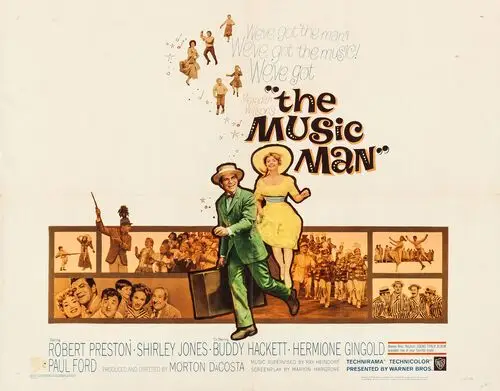 The Music Man (1962) Men's Colored T-Shirt - idPoster.com