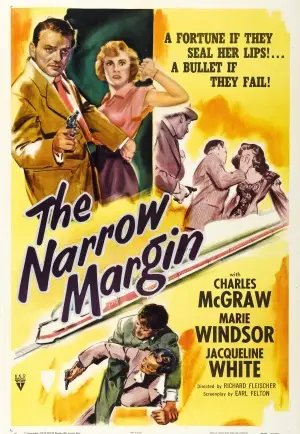 The Narrow Margin (1952) White T-Shirt - idPoster.com
