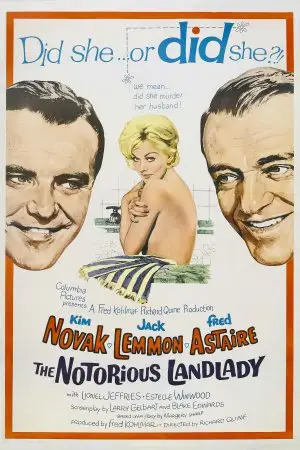 The Notorious Landlady (1962) White T-Shirt - idPoster.com