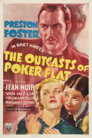 The Outcasts of Poker Flat (1937) White T-Shirt - idPoster.com
