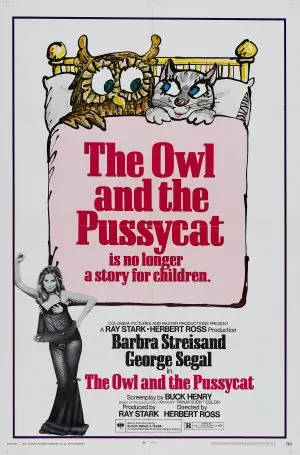 The Owl and the Pussycat (1970) White T-Shirt - idPoster.com