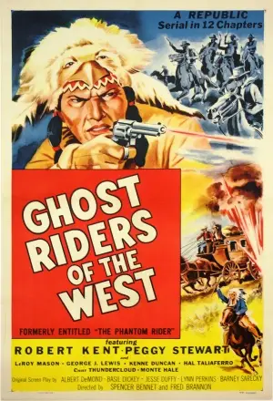 The Phantom Rider (1946) Women's Colored T-Shirt - idPoster.com
