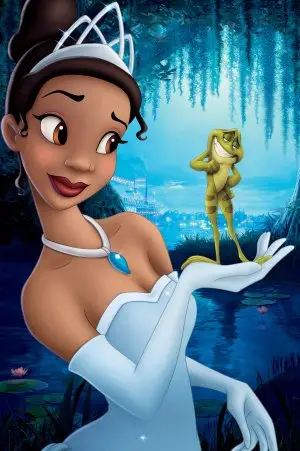 The Princess and the Frog (2009) White Tank-Top - idPoster.com