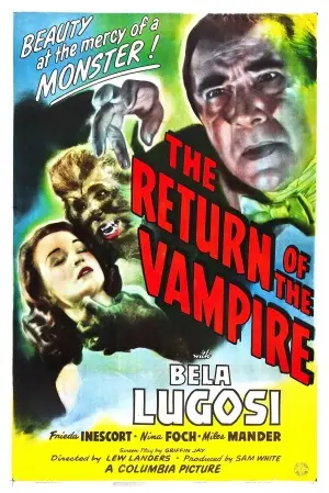 The Return of the Vampire (1944) Men's Colored  Long Sleeve T-Shirt - idPoster.com