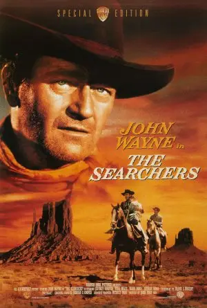 The Searchers (1956) Women's Colored  Long Sleeve T-Shirt - idPoster.com