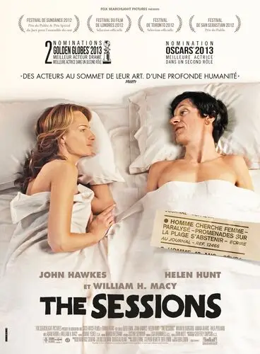 The Sessions (2012) Women's Colored Tank-Top - idPoster.com