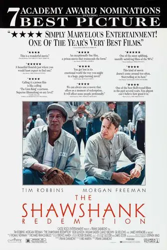 The Shawshank Redemption (1994) Men's Colored  Long Sleeve T-Shirt - idPoster.com
