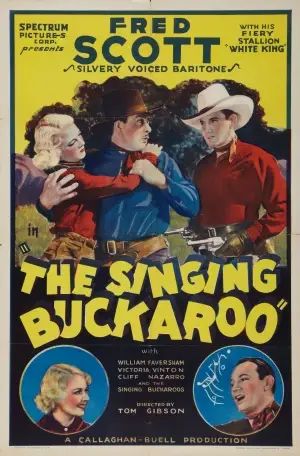 The Singing Buckaroo (1937) White T-Shirt - idPoster.com