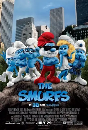 The Smurfs (2011) Drawstring Backpack - idPoster.com