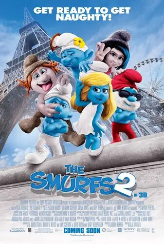 The Smurfs 2 (2013) Men's Colored  Long Sleeve T-Shirt - idPoster.com