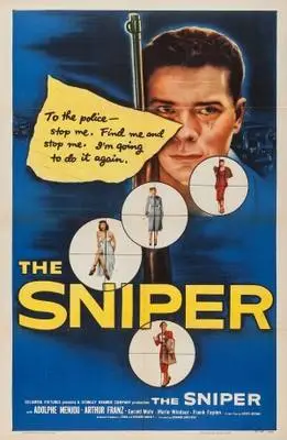 The Sniper (1952) White T-Shirt - idPoster.com