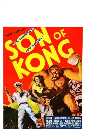 The Son of Kong (1933) Men's Colored  Long Sleeve T-Shirt - idPoster.com