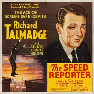 The Speed Reporter (1936) White T-Shirt - idPoster.com