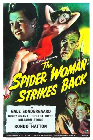The Spider Woman Strikes Back (1946) Men's Colored Hoodie - idPoster.com